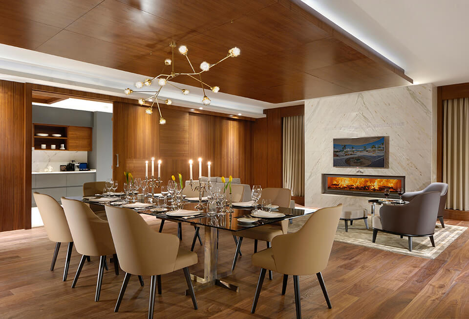 Regnum Carya | Accommodation | Tiara Villa | Dining Area