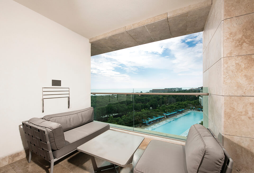 Regnum Carya | Accommodation | Jade Room Partial Sea View | Balcony