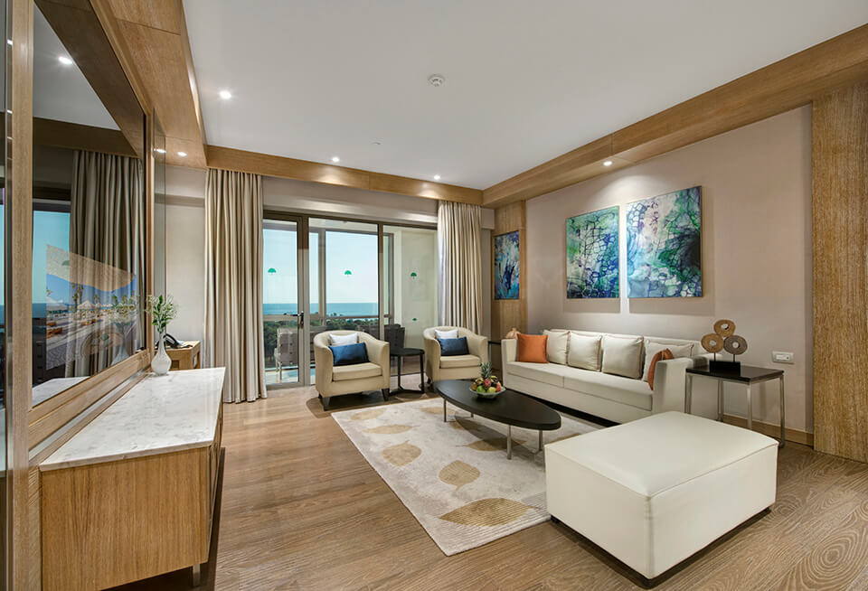 Regnum Carya | Accommodation | Jade Suite  | Living Room | 2